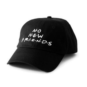 No New Friends dad hat